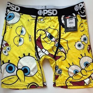PSD Yellow SpongeBob Graphic Boxer Briefs XL